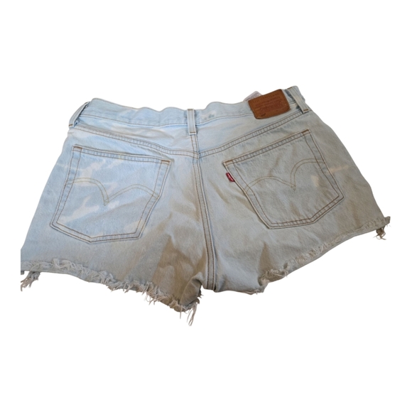 Levi's 501 Button Fly Cut Off Jean Shorts Size 31 - Picture 10 of 10